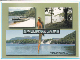 Vénézuela -- Parque Nacional CANAIMA..--Multivues  Perroquet  ......beau Timbre ( Facteurs) - Venezuela