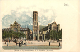 Paris - Mairie Du I Arrondissement - Litho - Sonstige & Ohne Zuordnung