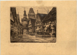 Rothenburg - Radierung - Rothenburg O. D. Tauber