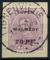 BELGISCHE BES.-POST EUPEN MALMEDY Nr 4 Zentrisch Gestempelt X42612E - Bezetting 1914-18