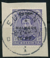 BELGISCHE BES.-POST EUPEN MALMEDY Nr 3 Zentrisch Gestempelt X42D27E - Occupation 1914-18