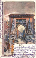 Paris - La Porte Saint Denis - Litho - Sonstige & Ohne Zuordnung