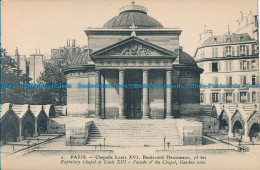 R018259 Paris. Expiatory Chapel Of Louis XVI. Facade Of The Chapel. Garden View. - Monde