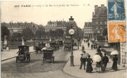 Paris, La Rue Et Le Jardin Des Tuileries - Sonstige & Ohne Zuordnung