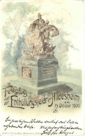 Hildesheim - Enthüllungsfeier 1900 - Litho - Hildesheim