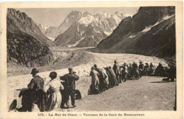 Chamonix, La Mer De Glace-Terrasse De La Gare Du Montenvers - Chamonix-Mont-Blanc