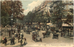 Paris, Le Boulevard De La Madeleine - Andere & Zonder Classificatie