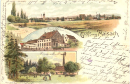 Gruss Aus Maisach - Litho - Fürstenfeldbruck