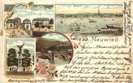 Gruss Aus Neuwied Am Rhein - Litho - Neuwied