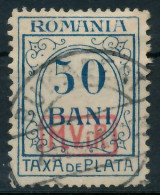 BES. 1WK D-MV RUMÄNIEN PORTO Nr 5 Gestempelt X43496A - Ocupación 1914 – 18