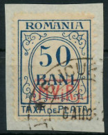 BES. 1WK D-MV RUMÄNIEN PORTO Nr 5 Gestempelt Briefstück X434966 - Bezetting 1914-18