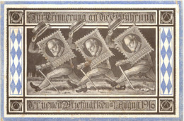 Einführung Neuer Briefmarken 1916 - Sellos (representaciones)