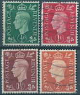 F-EX50269 ENGLAND UK GB 1937 USED KING GEORGE VI SIDEWAYS WATERMARK.  - Oblitérés