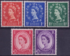 F-EX50266 ENGLAND UK GB 1958 MH QUEEN ELIZABETH INVERTED WATERMARK.  - Unused Stamps