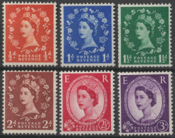 F-EX50252 ENGLAND UK GB 1958 MH QUEEN ELIZABETH WATERMARK SIDEWAYS.  - Nuovi