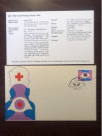 THAILAND FDC COVER 1979 YEAR  RED CROSS BLIND HEALTH MEDICINE STAMPS - Tailandia