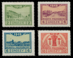 BES. 1WK POLEN PRZEDBORZ Nr 3B-6B Ungebraucht X443096 - Besetzungen 1914-18