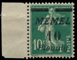 MEMEL 1922 Nr 54b Postfrisch Gepr. X447B5E - Memel (Klaipeda) 1923