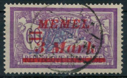 MEMEL 1922 Nr 68 Zentrisch Gestempelt X447D66 - Memel (Klaipeda) 1923