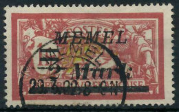 MEMEL 1922 Nr 67 Gestempelt X447D42 - Memelgebiet 1923