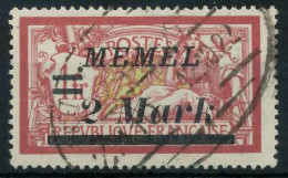 MEMEL 1922 Nr 67 Gestempelt X447D46 - Memelgebiet 1923