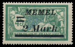 MEMEL 1922 Nr 88IV Ungebraucht X452D5A - Memel (Klaïpeda) 1923