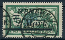 MEMEL 1922 Nr 88II Gestempelt Gepr. X452D9E - Memelgebiet 1923