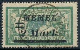 MEMEL 1922 Nr 88 SCHMALLENINGKEN Zentrisch Gestempelt X452D7E - Memelgebiet 1923