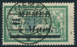 MEMEL 1922 Nr 91I Zentrisch Gestempelt X452E1A - Memelgebiet 1923