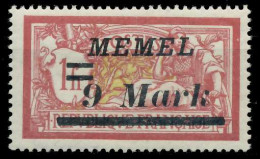 MEMEL 1922 Nr 93II Postfrisch X452F5A - Memelgebiet 1923