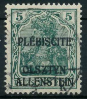 ALLENSTEIN Nr 1 Zentrisch Gestempelt X453192 - Andere & Zonder Classificatie