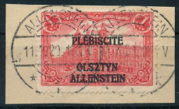 ALLENSTEIN Nr 10 Zentrisch Gestempelt Briefstück X453416 - Otros & Sin Clasificación