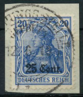 BES. 1WK ETAPPE WEST Nr 6c Gestempelt Briefstück X45A5F2 - Besetzungen 1914-18