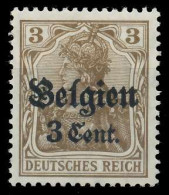 BES. 1WK LANDESPOST BELGIEN Nr 11aI Ungebraucht X45A6B2 - Occupazione 1914 – 18