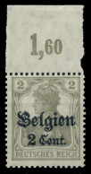 BES. 1WK LANDESPOST BELGIEN Nr 10 POR Ungebraucht ORA X45A6AE - Ocupación 1914 – 18