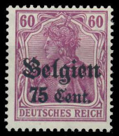 BES. 1WK LANDESPOST BELGIEN Nr 21a Postfrisch X45A85E - Occupation 1914-18