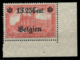 BES. 1WK LANDESPOST BELGIEN Nr 23II Postfrisch ECKE-URE X45A896 - Ocupación 1914 – 18
