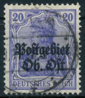 BES. 1WK PG OBER OST Nr 8c Gestempelt X45AA6E - Bezetting 1914-18