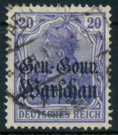 BES. 1WK PG OBER OST Nr 8c Gestempelt X45AA66 - Besetzungen 1914-18