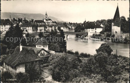 11647407 Solothurn Teilansicht Aare Bruecke Krummer Turm Altstadt Solothurn - Autres & Non Classés