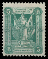 MARIENWERDER Nr 1 MWZ Postfrisch X46323A - Autres & Non Classés