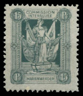 MARIENWERDER Nr 3yB Postfrisch X463332 - Otros & Sin Clasificación