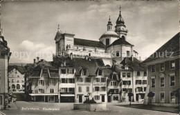 11647383 Solothurn Klosterplatz Brunnen Kathedrale Solothurn - Autres & Non Classés