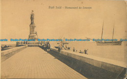 R018385 Port Said. Monument De Lesseps - Monde