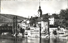 11647375 Olten Aare Holzbruecke Altstadt Kirchturm Olten - Sonstige & Ohne Zuordnung