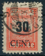 MEMEL 1923 Nr 196 Gestempelt Gepr. X472DB6 - Memelland 1923