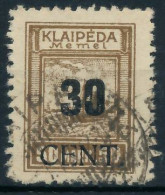 MEMEL 1923 Nr 194 Gestempelt Gepr. X472E66 - Klaipeda 1923