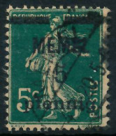 MEMEL 1920 Nr 18a Gestempelt Gepr. X473062 - Memelgebiet 1923