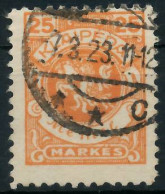 MEMEL 1923 Nr 143 Gestempelt Gepr. X47310A - Memelgebiet 1923