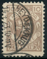 MEMEL 1923 Nr 141 Gestempelt Gepr. X4730E6 - Memel (Klaïpeda) 1923